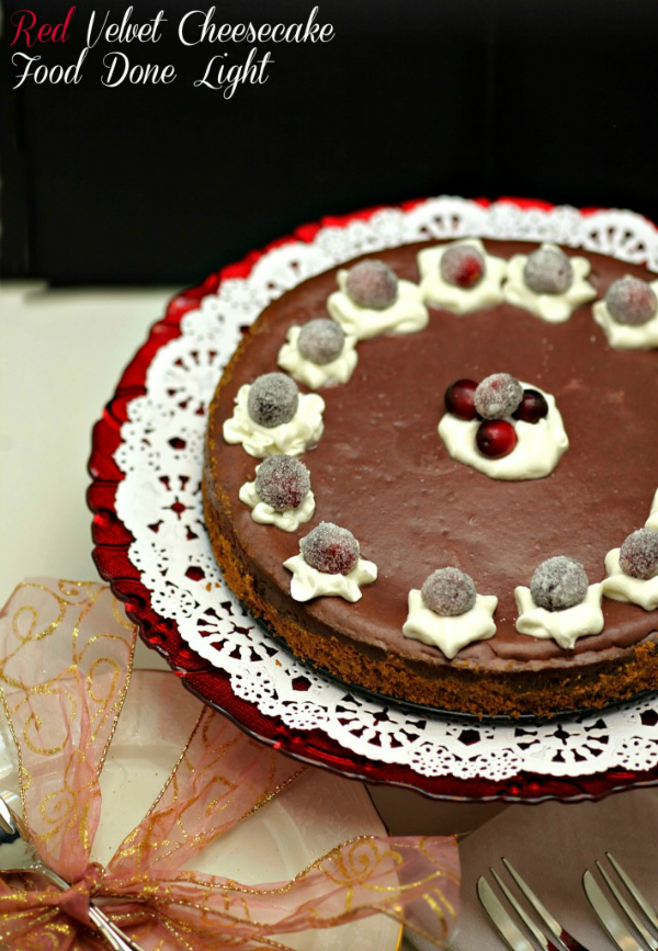 Red Velvet Cheesecake | Food Done Light