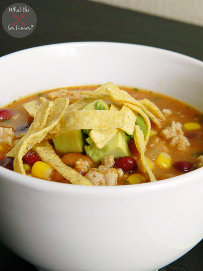 Comforting Chicken Taco Soup