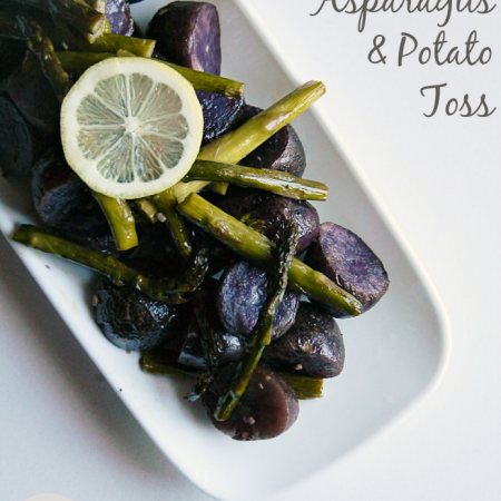 Roasted Asparagus & Potato Toss | MomsTestKitchen.com