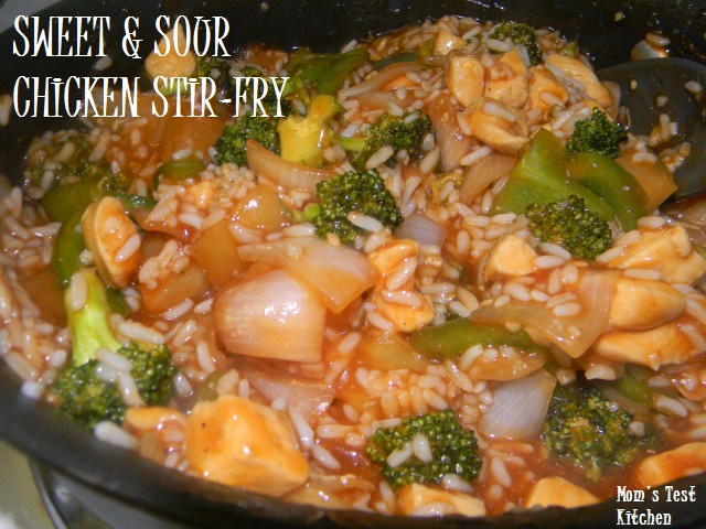 Sweet & Sour Chicken Stir-Fry