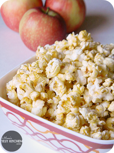 Apple Cider Caramel Corn | www.momstestkitchen.com