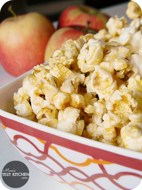 Apple Cider Caramel Corn | www.momstestkitchen.com