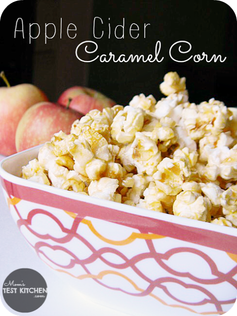 Apple Cider Caramel Corn | www.momstestkitchen.com