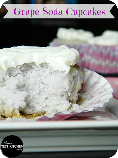Grape Soda Cupcakes | www.momstestkitchen.com | #desserts