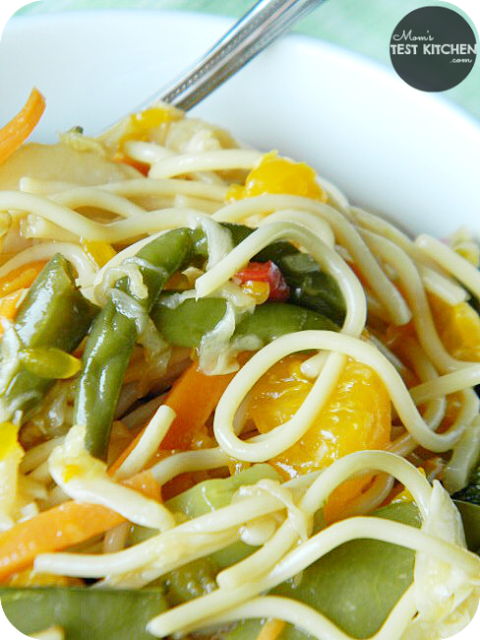 Mandarin Orange Vegetable Stir-Fry | www.momstestkitchen.com | #recipe #vegetables #leftovers