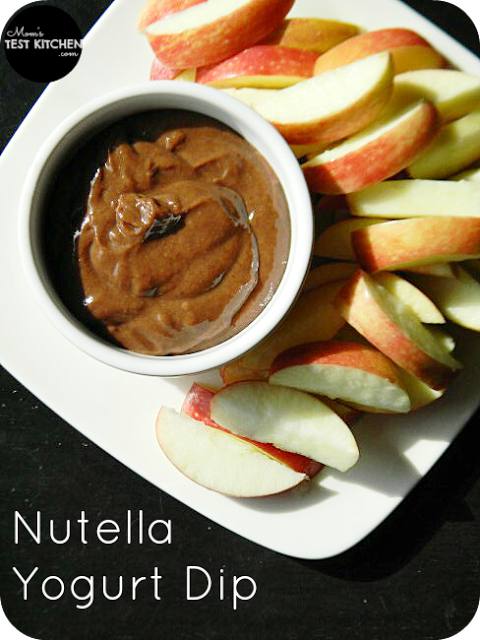 Mom's Test Kitchen: Nutella Yogurt Dip 