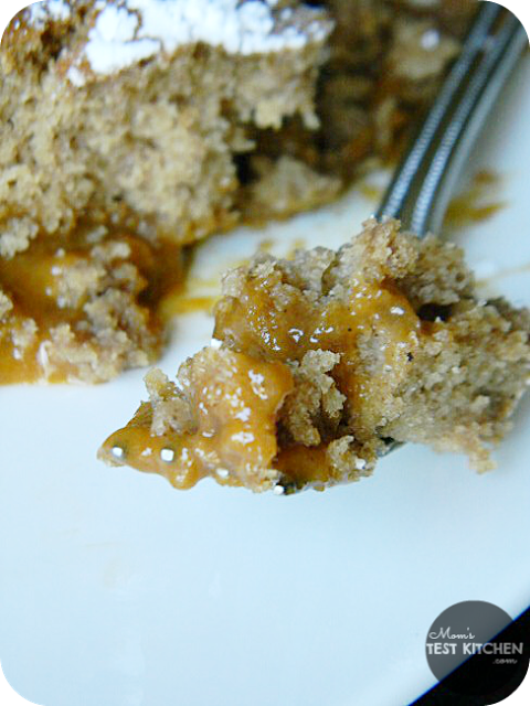 Warm Pumpkin Pudding Spice Cake | www.momstestkitchen.com | #VeryPumpkinBirthday