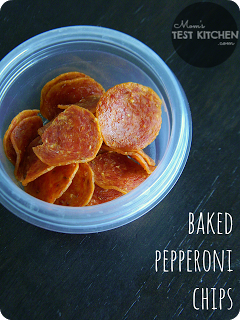 Baked Pepperoni Chips | www.momstestkitchen.com