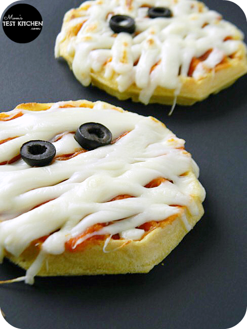 Waffle Mummy Pizzas #WaffleWednesdays