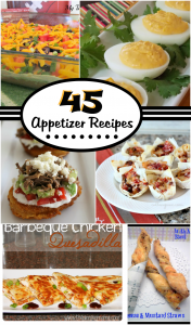 45 Appetizer Recipes #easy #appetizers #holidays