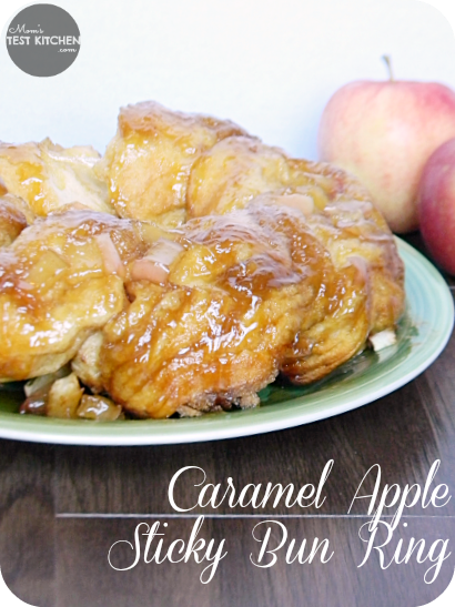 Caramel Apple Sticky Bun Ring