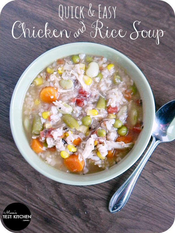Quick & Easy Chicken & Rice Soup