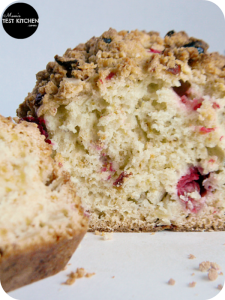Cranberry Apple Bread with Almond Streusel