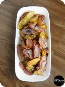 Roasted Fingerling Potatoes with Shallots & Rosemary