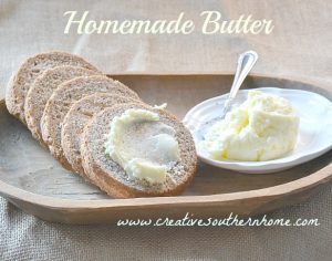 homemade butter feature