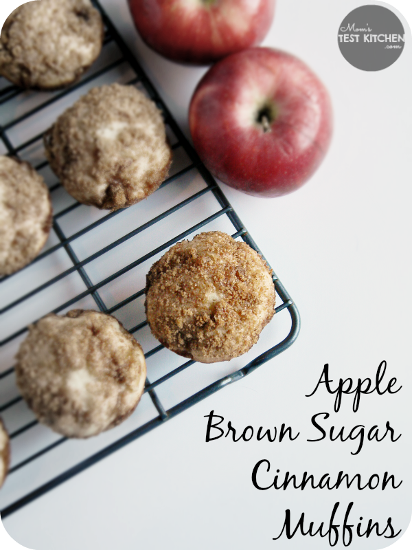Apple Brown Sugar Cinnamon Muffins | www.momstestkitchen.com