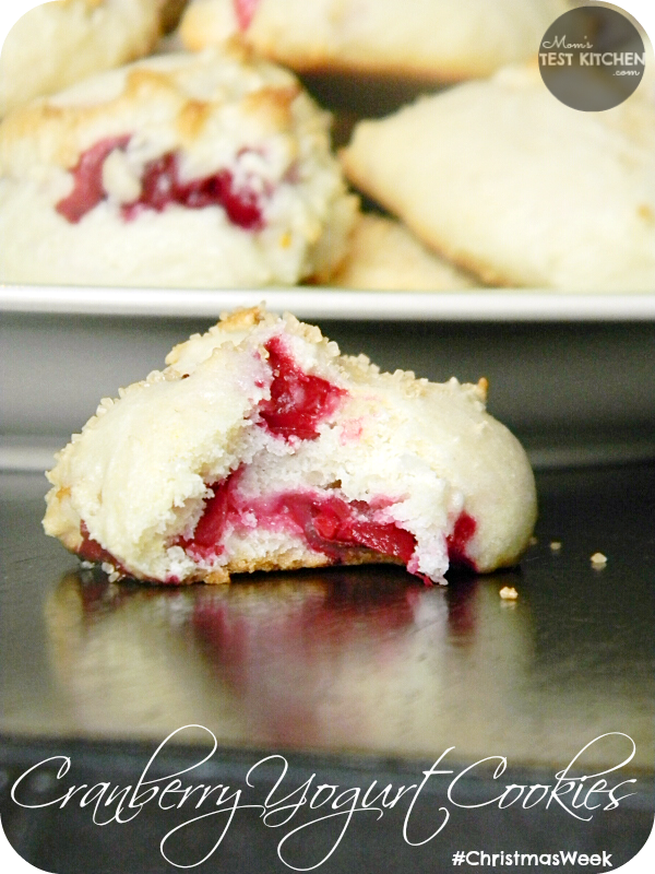 Cranberry Yogurt Cookies | www.momstestkitchen.com | #ChristmasWeek