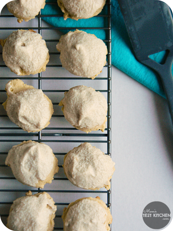 Pumpkin Sugar Cookies with Brown Sugar Buttercream Glaze | www.momstestkitchen.com | #CartonSmart #ad