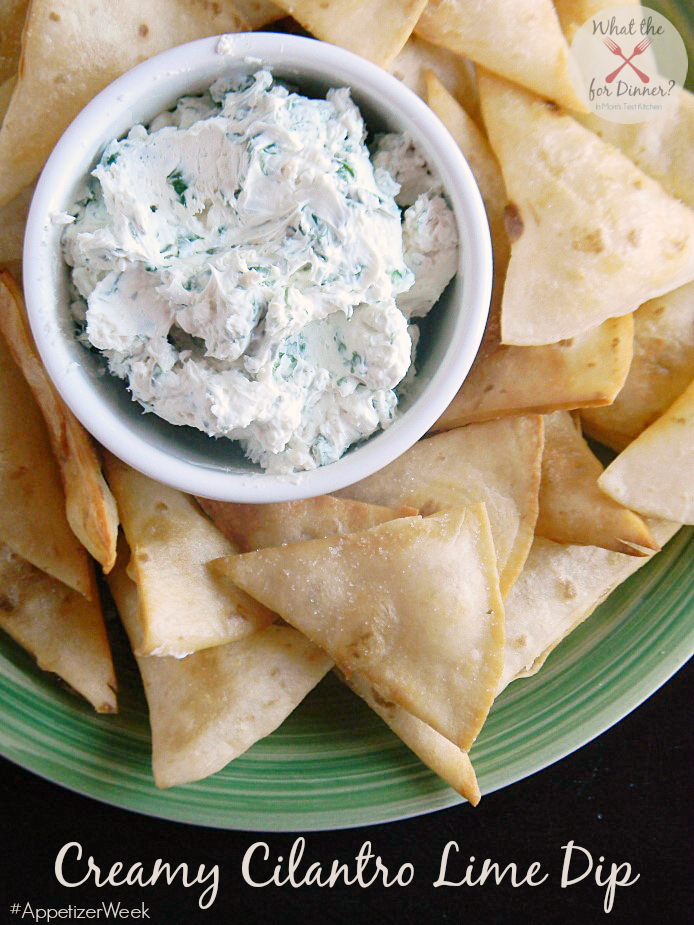 Creamy Cilantro Lime Dip | MomsTestKitchen.com | #AppetizerWeek