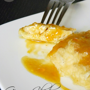 Ginger Chicken with Apricot Dijon Sauce