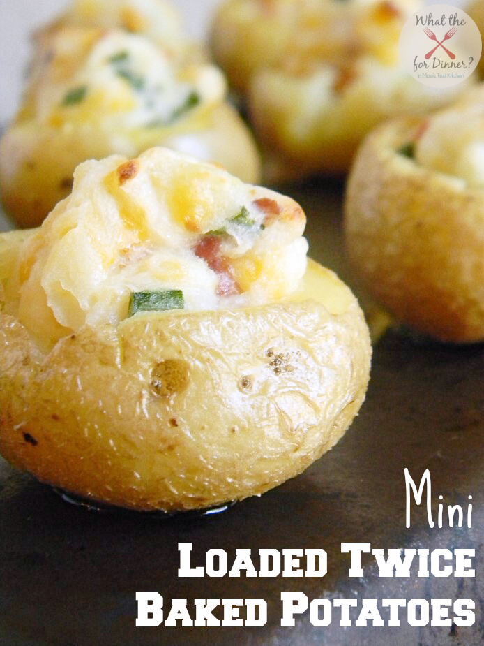 Loaded Mini Baked Potatoes Recipe - Beyond Flour