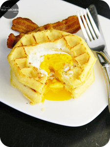 Egg in a Hole Waffles