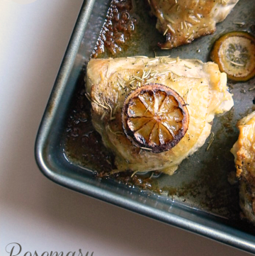 Rosemary Lemon Chicken | www.momstestkitchen.com | #lovehealthyme #wwsponsored