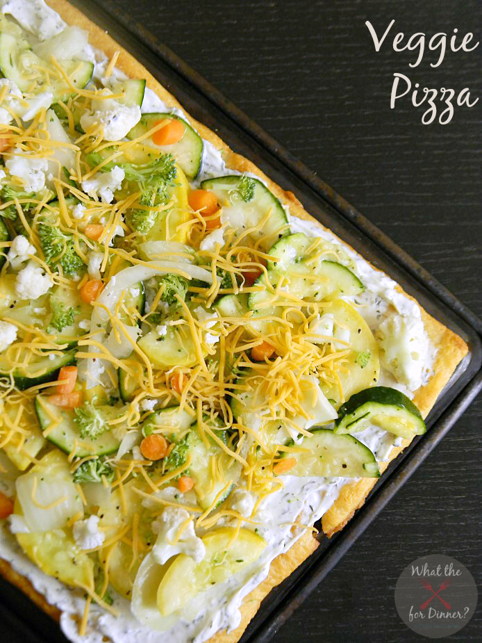 Veggie Pizza | Mom's Test Kitchen | #SecretRecipeClub