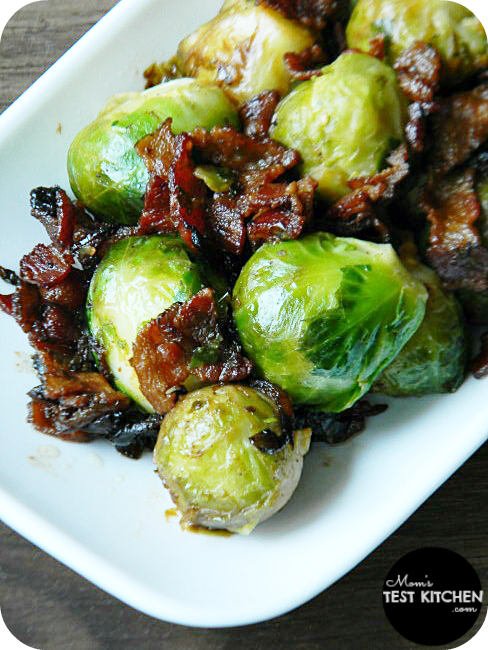 Brussels Sprouts with Bacon & Shallots