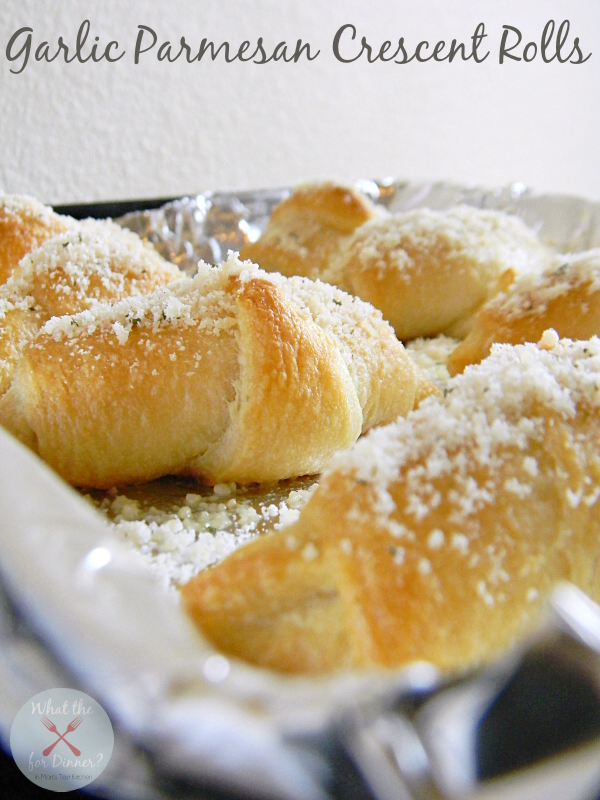 Homemade Garlic Parmesan Crescent Rolls (or plain)