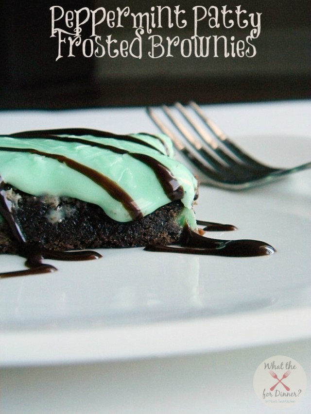 Peppermint Patty Frosted Brownies Mom's Test Kitchen