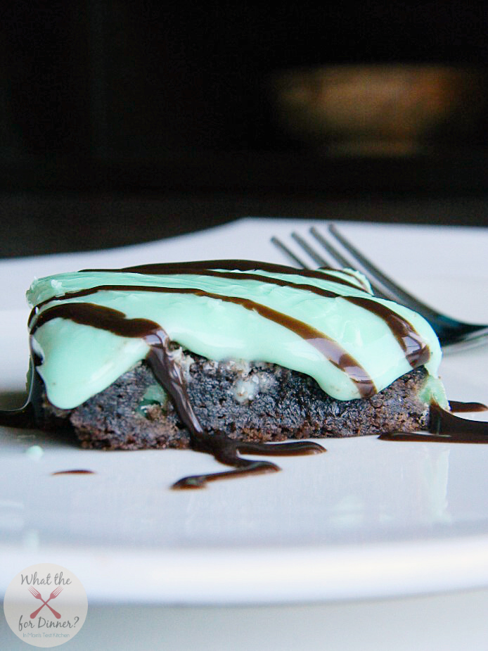 Peppermint Patty Frosted Brownies