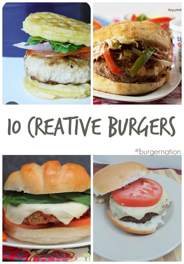 10 Not Your Average Backyard BBQ Burgers & a #BurgerNation Giveaway