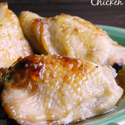 Candied Garlic Chicken | MomsTestKitchen.com | #SecretRecipeClub