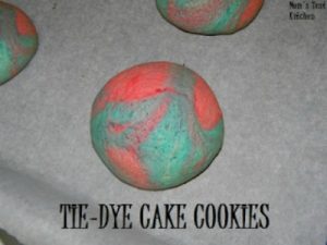 Tie-Dye Cake Cookies
