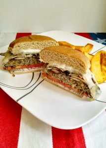 Mushroom Swiss Mushroom Swiss Burgers | contributor Post from A Kitchen Hoor's Adventures