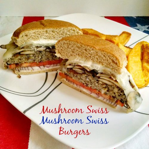 Mushroom Swiss Mushroom Swiss Burger | A Kitchen Hoor's Adventures Contribution