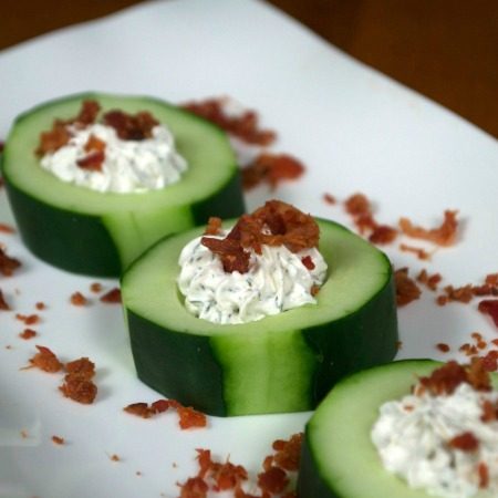 Stuffed Cucumber Cups - Mom's Test Kitchen