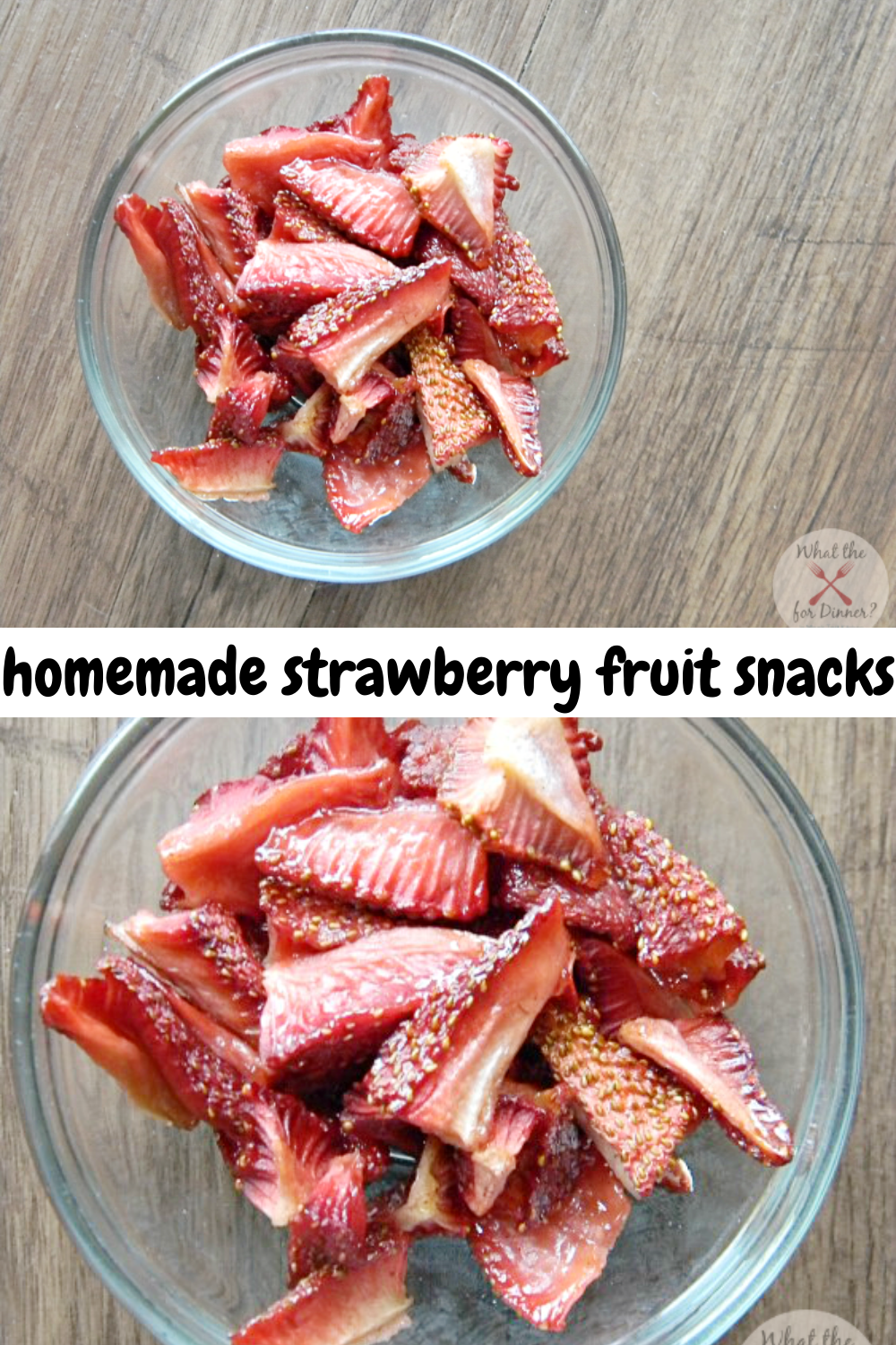 Simple to make & a hit with the kids, these Homemade Fruit Snacks made with fresh strawberries are a healthy & inexpensive alternative to store bought snacks!