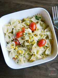 Southwest Pasta Salad with Cilantro Lime Vinaigrette | MomsTestKitchen.com