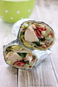 BLAT Chicken Salad Wraps