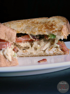 BBQ Bacon Ranch Chicken Salad Sandwiches | MomsTestKitchen.com | #ad #BaconMonth #PutSomePigInIt