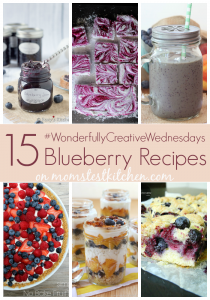 15 Blueberry Recipes | MomsTestKitchen.com | #WonderfullyCreativeWednesdays