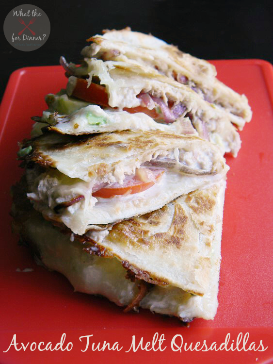 Creamy Avocado Tuna Melt Quesadillas #BumbleBeeB2S