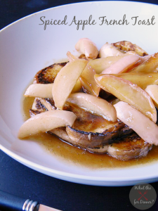 Spiced Apple French Toast | MomsTestKitchen.com | #SRC