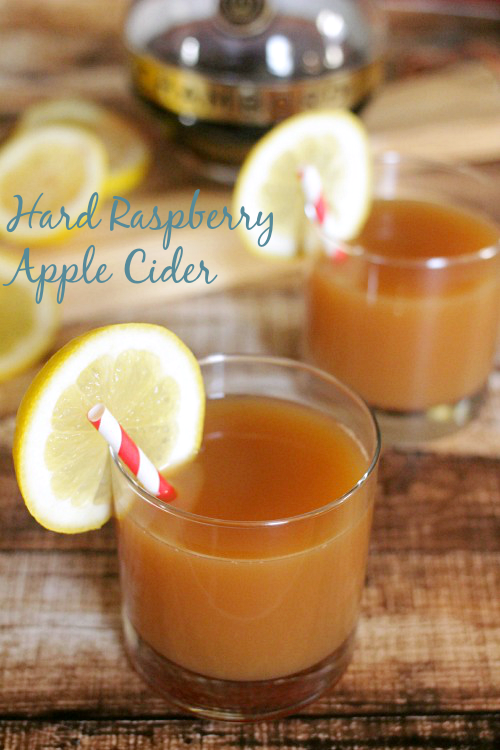 Hard Raspberry Apple Cider | MomsTestKitchen.com