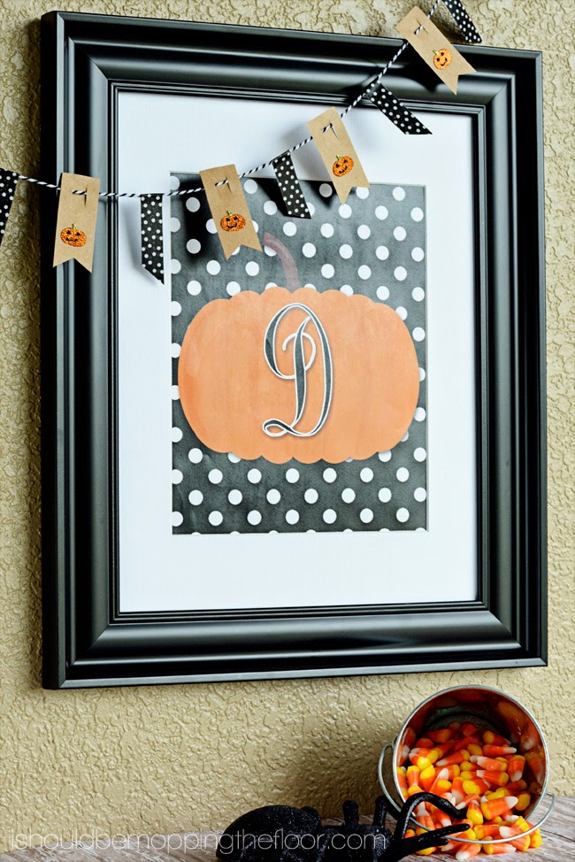 Free Monogram Pumpkin Printables