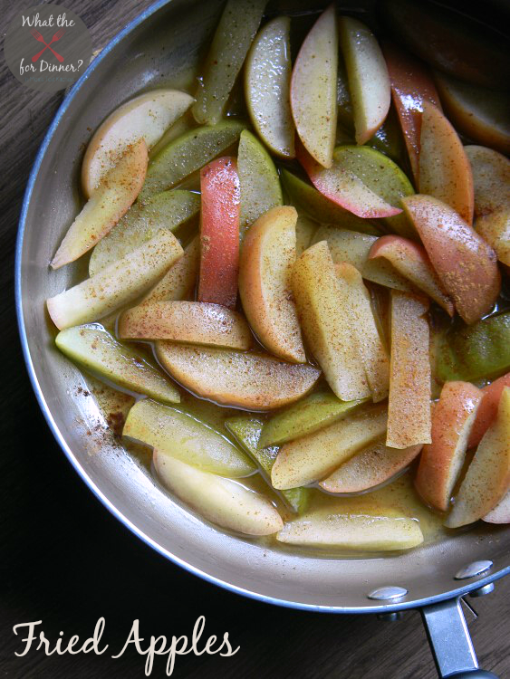 Fried Apples | MomsTestKitchen.com | Perfect recipe for a simple side dish, a breakfast compliment or a dessert topping!
