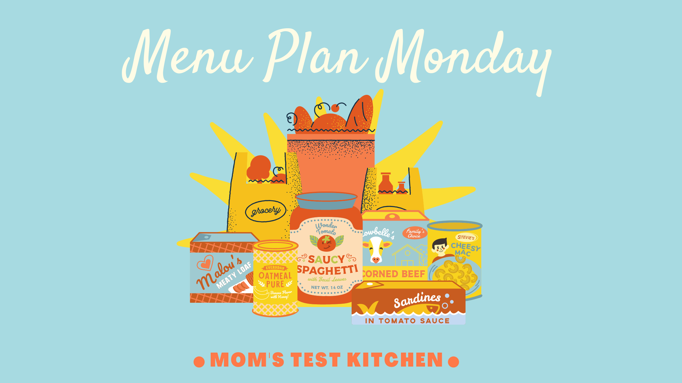 Menu Plan Monday : August 3-9, 2020