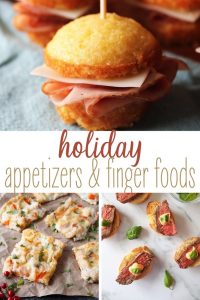 Holiday Party Appetizers Pinterest Collage